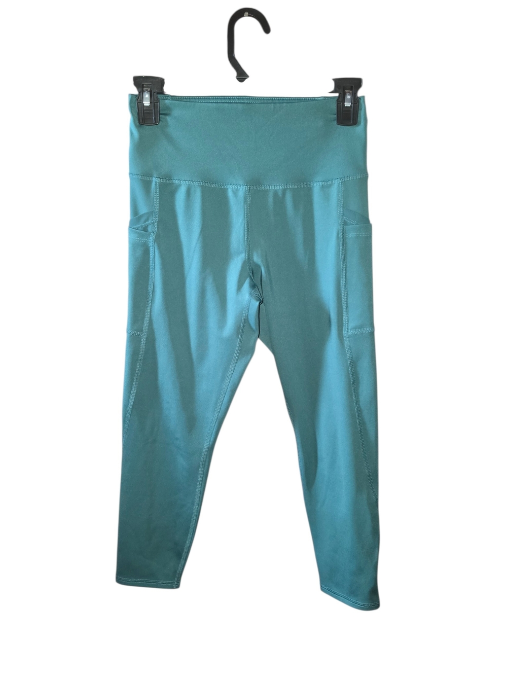 5/5/2. BSP Womens High-Rise Teal Active Leggings with Side Pockets